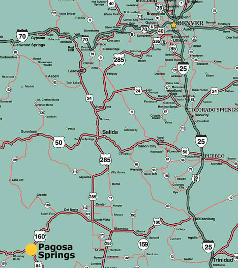 Denver to Pagosa Springs