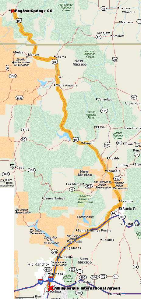 Maps Pagosa Springs Colorado The Southwest Pagosa Springs